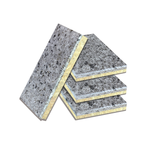 J型岩羊毛隔热和装饰集成板